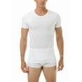 thumbnail image 1 of Underworks Mens Cotton Spandex Crew Neck T-Shirt Short Sleeves - White 3XL, 1 of 5