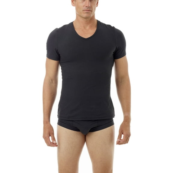 Underworks Mens MagiCotton V-Neck Compression Shirt
