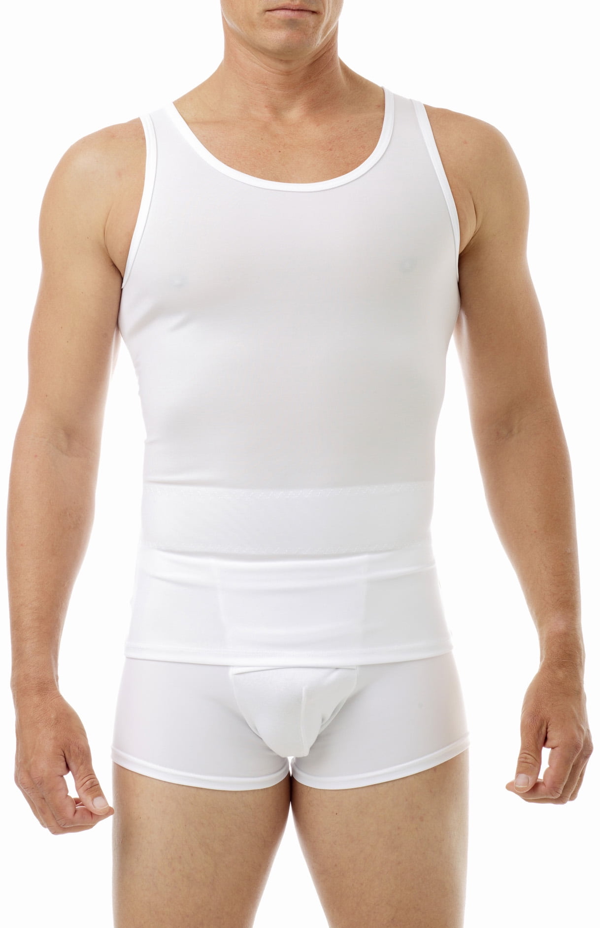 Underworks Mens Posture Corrector Body Shaper Compression Shirt
