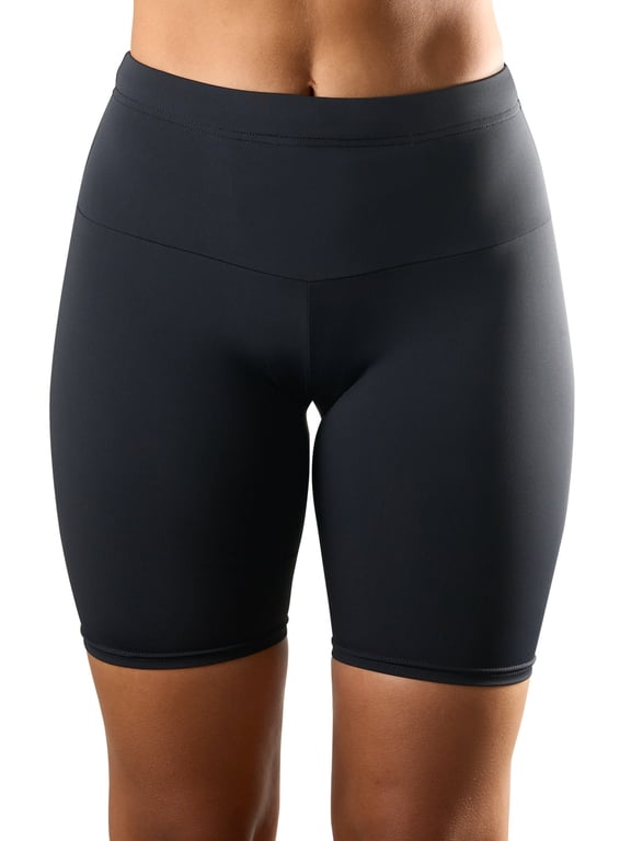 Vulvar Varicosity Support Gym Shorts for Women - Black - Medium