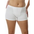 thumbnail image 1 of Underworks Vulvar Varicosity and Prolapse Support Brief with Groin Compression Bands White X-Large, 1 of 5