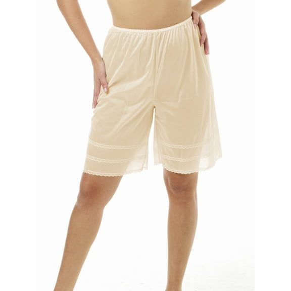 Underworks Women Snip-A-Length Pettipants Beige 3X-Large
