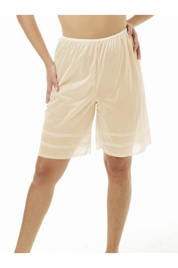 Women Snip-A-Length Pettipants Beige 3X-Large