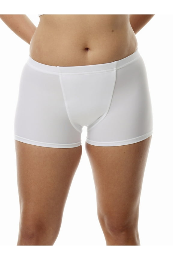 Womens Microfiber Compression Boy Shorts