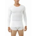 thumbnail image 1 of Underworks Womens Ultra Light Cotton Spandex Compression Crew Neck Top Long Sleeves - white x-small, 1 of 5