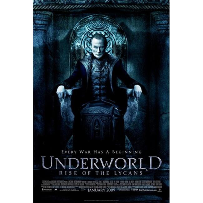 Underworld Rise of the Lycans Style B Movie Poster