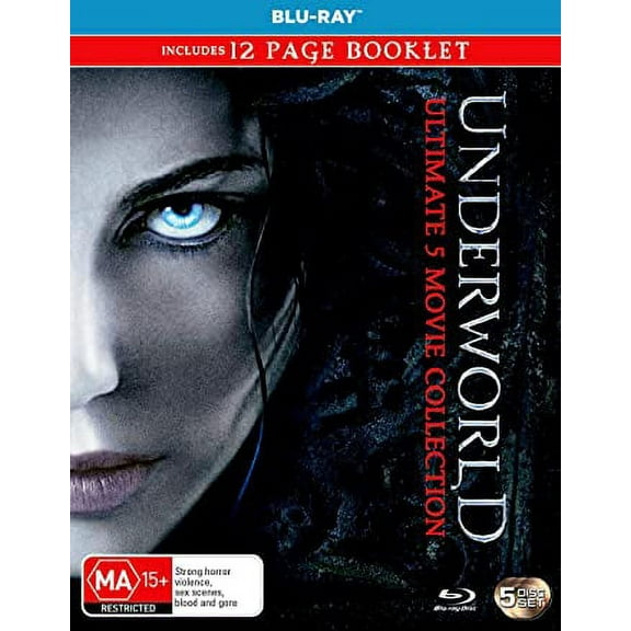 Underworld (The Complete Collection) - 5-Disc BoxSet ( Underworld / Underworld Awakening / Underworld: Rise of the Lycans / Underworld: Evolution / Underworld [ Blu-Ray, Reg.A/B/C Import - Australia ]