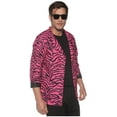 thumbnail image 1 of Underwraps 80's Zebra Blazer Pink Adult Costume OS Male, 1 of 1