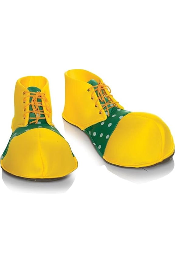 UR31106 Adults Yellow Clown Shoes Costume Accessory
