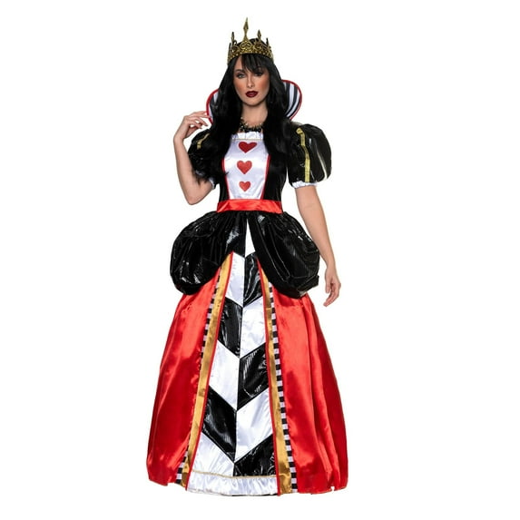 Underwraps Alice in Wonderland Queen Of Hearts Adult Costume Dress | LG Female