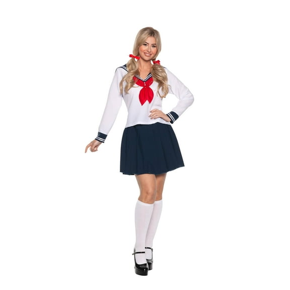 Underwraps Anime Cosplay Sailor Adult Costume | Small Female