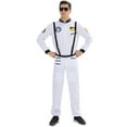 thumbnail image 1 of Underwraps Astronaut White NASA Adult Plus Teen Mens Halloween Costume,S, 1 of 7