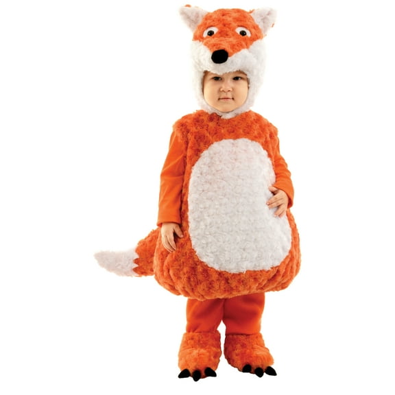 UNDERWRAPS Fox Toddler Costume - Fox Belly Baby Halloween Costume for Toddlers, Halloween Costume for Boys & Girls