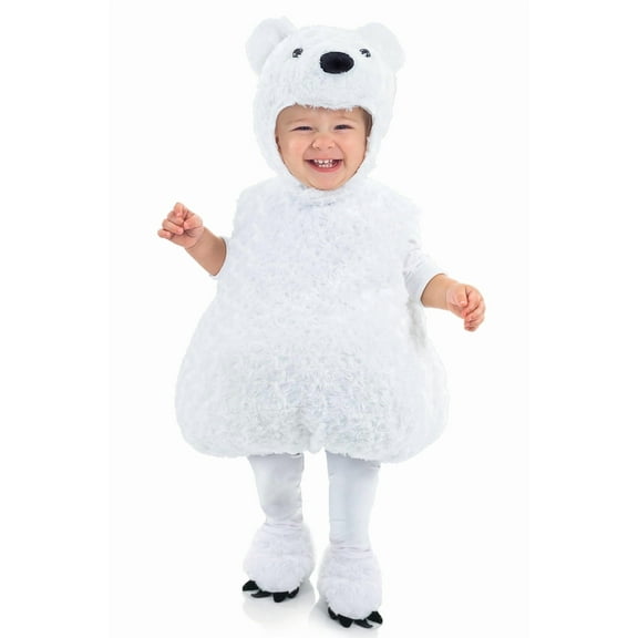 Underwraps Belly Babies Polar Bear Costume Child Toddler M 18-24 Months Unisex