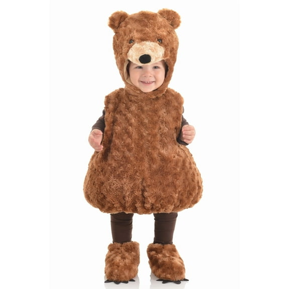 Underwraps Belly Babies Teddy Bear Costume Child Toddler L 2T-4T Unisex