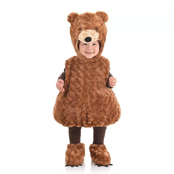 Underwraps Belly Babies Teddy Bear Costume Child Toddler-X-Large 4-6