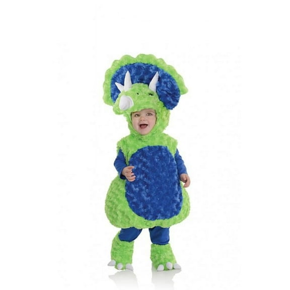 Underwraps Belly Babies Triceratops Dinosaur Child Toddler Costume XL 4-7 Unisex