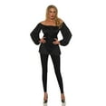 thumbnail image 1 of Underwraps Black Renaissance Woman's Costume Shirt | Large Female, 1 of 6