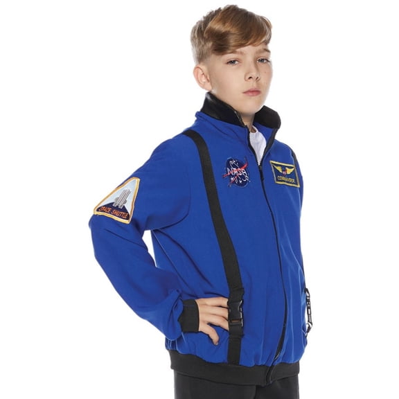 Underwraps Blue Astronaut Jacket Child Costume Large- Blue L Unisex