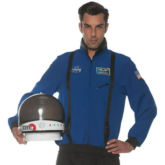 Underwraps Blue Space Adult Costume Jacket, One Size Unisex