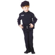 Underwraps Boys Police Officer Costume - Size 4-6