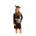 thumbnail image 1 of Underwraps Brown Leopard Print Girls Viking Halloween Costume - Child's Small/Med, 1 of 1