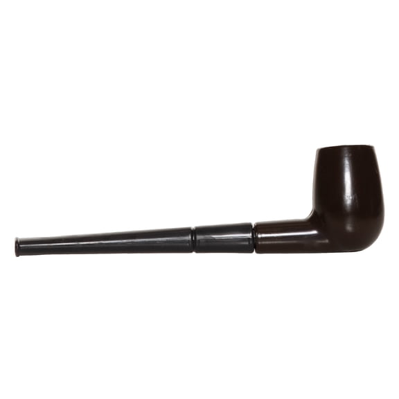 Underwraps Brown Novelty Pipe Prop, Faux Pipe For Detective Costume, Historical Theater Play, And Halloween Dress Up, Cosplay Accessory One Size