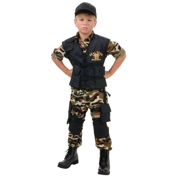 Underwraps Costumes - Unisex US Navy SEAL Costume - Child Large (10 - 12)
