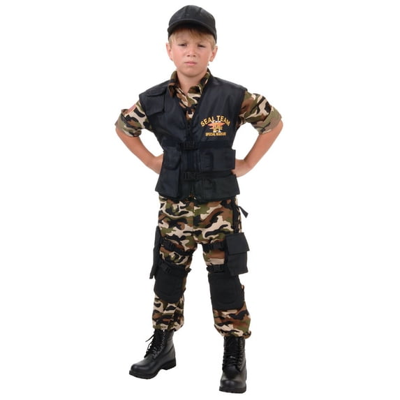 Underwraps Costumes - Unisex US Navy SEAL Costume - Child Large (10 - 12)