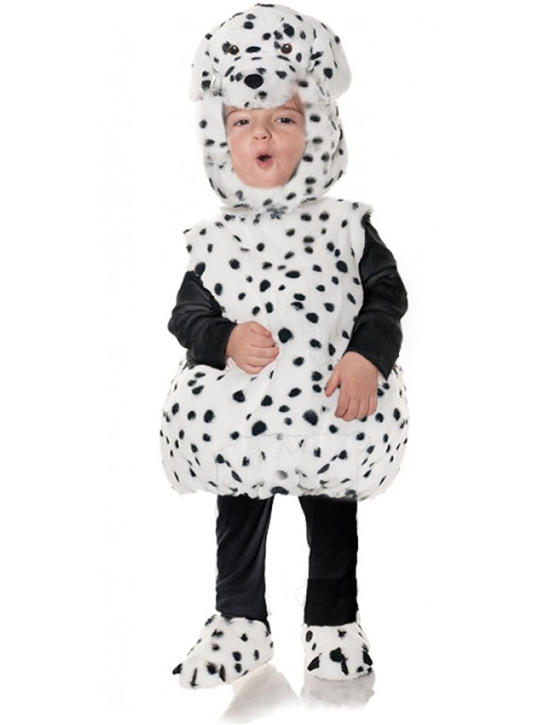 Dalmation Fur Tabbard Childrens Costume Unisex Dalmation Fur Tabbard Childrens Costume Unisex