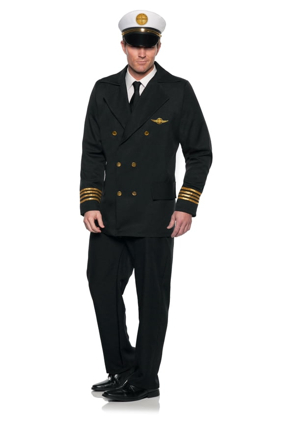 Pan Am Deluxe Pilot Adult Costume | XX-Large Male