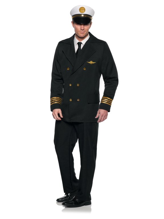 Pan Am Deluxe Pilot Adult Costume | XX-Large Male