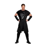 Underwraps Dragon Slayer Black Adult Costume | XX-Large Male
