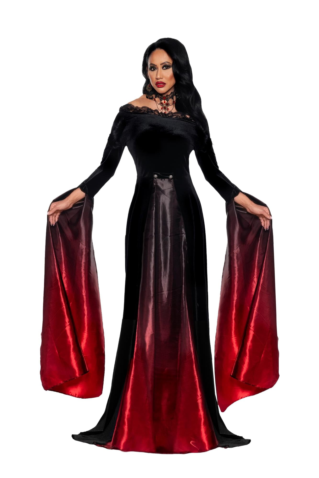 Underwraps Elegant Vampire Dress Adult Costume