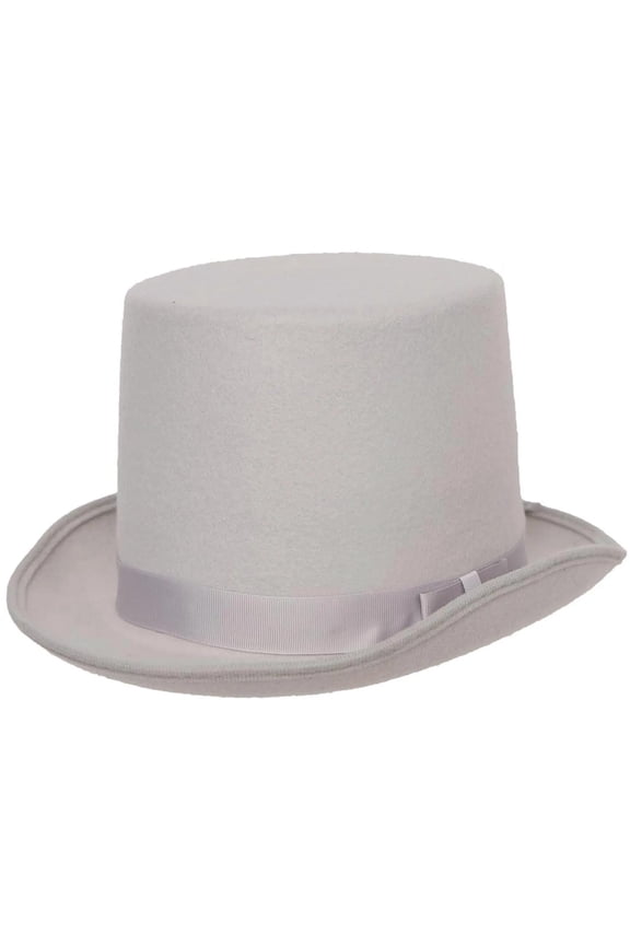 Felt Top Hat-Adult Grey