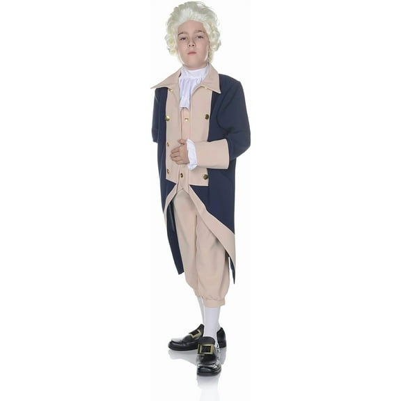 Underwraps George Washington Child Costume: 4-6 Unisex