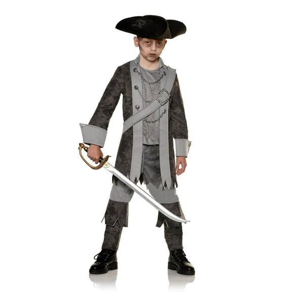 Underwraps Ghost Pirate Child Costume | M Unisex