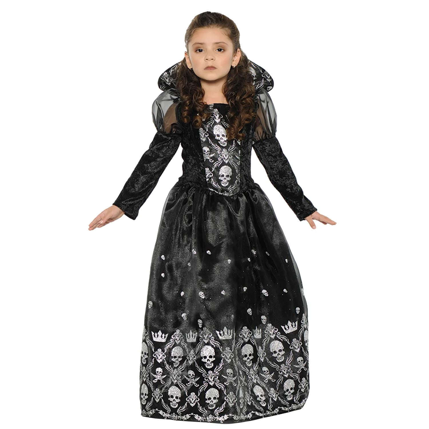 Underwraps Girls' Dark Princess Costume - Size 6-8