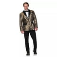thumbnail image 1 of Underwraps Gold Jacard Jacket Adult Costume Accessory | XX-Large Male, 1 of 6