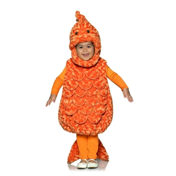Underwraps Goldfish Plush Swirl Fur Toddler Costume | L Unisex