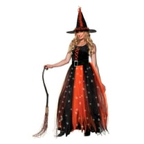 Underwraps Hocus Pocus Light-Up Witch Adult Costume | Large Female