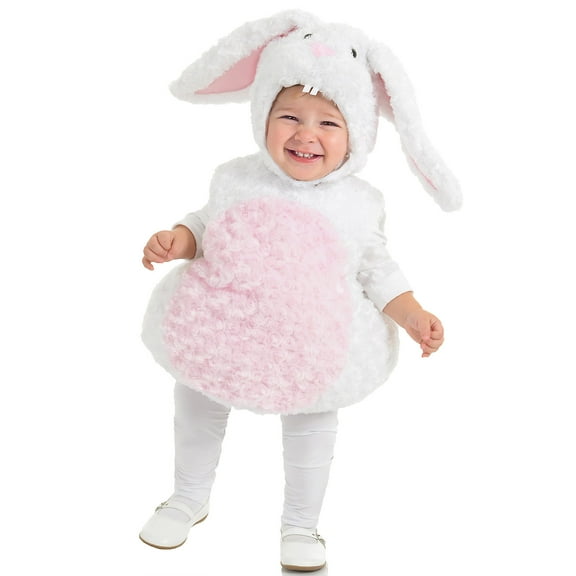 Underwraps White Rabbit Belly Babies Toddler Costume | X-Small Unisex