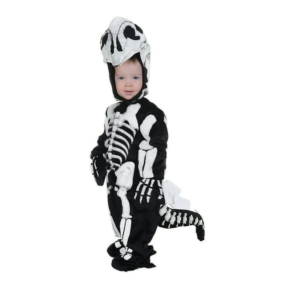 Underwraps Kids' Black Stegosaurus Fossil Costume - Size 4-6