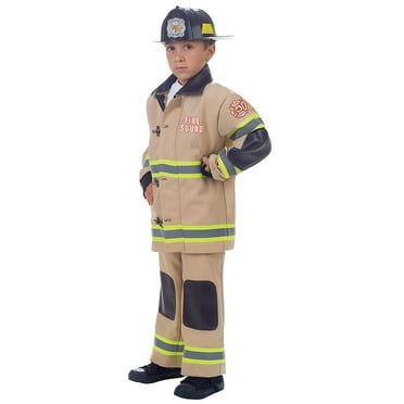 Underwraps Kids' Firefighter Costume - Size 4-6