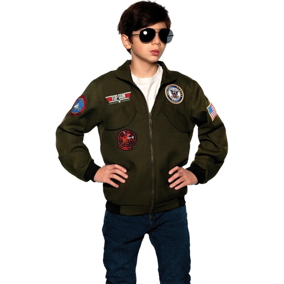 Underwraps Kids' Navy Navy Pilot Pilot Jacket Child Costume - Size 4-6