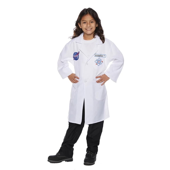 Underwraps Rocket Scientist Lab Coat Child Costume | Small Unisex