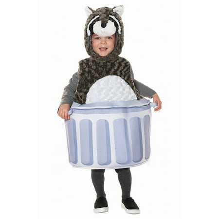 Underwraps Lil Rascal Raccoon Plush Belly Babies Toddler Costume | Medium (18-24 Months) Unisex