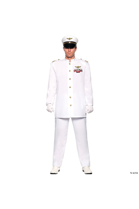 Mens Admiral Costume - Deluxe Admiral Uniform Costume for Men,