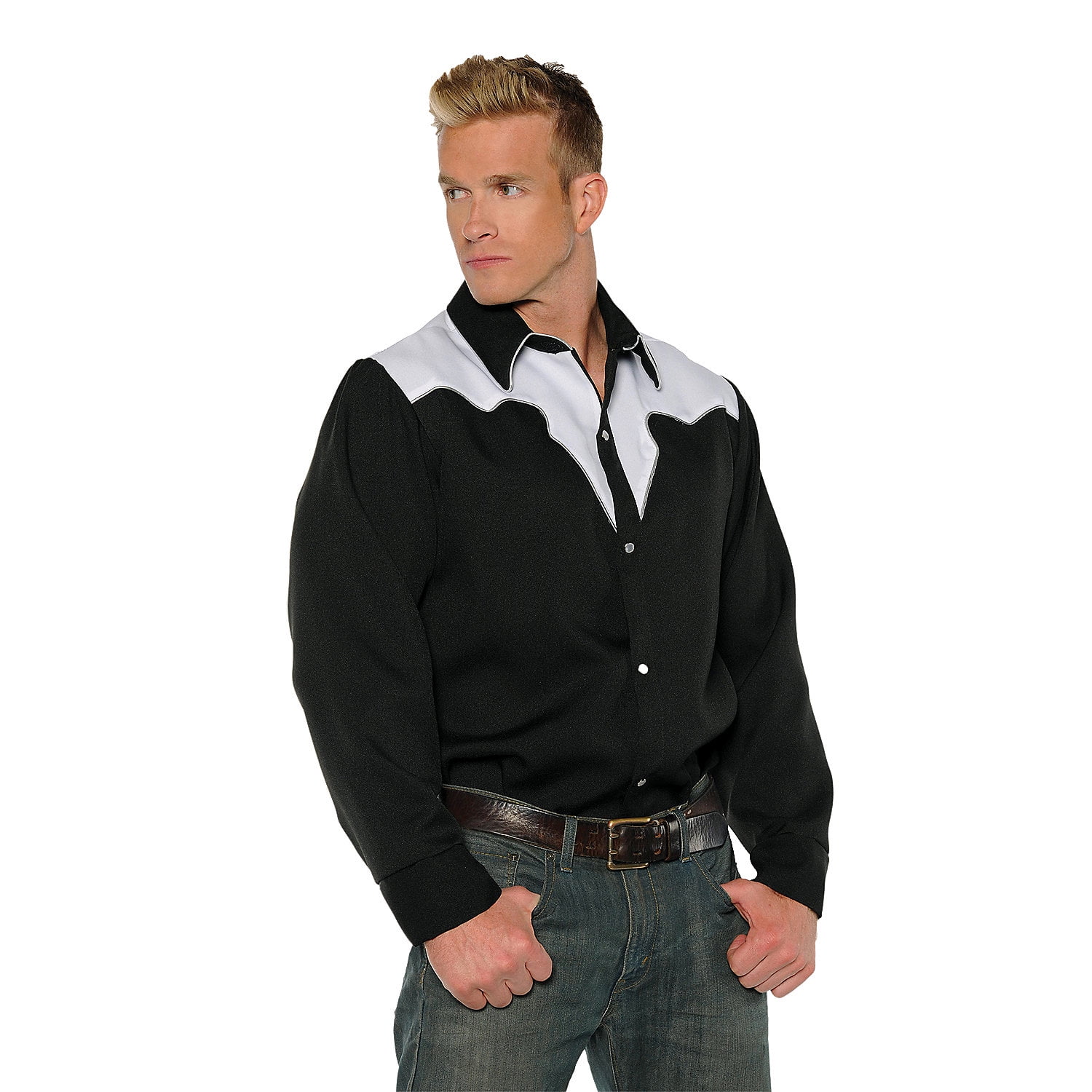 Adult - Black Cowboy Shirt (Ken)