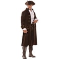 thumbnail image 1 of Underwraps Men's Pirate Captain Barrett Costume - One Size, 1 of 2